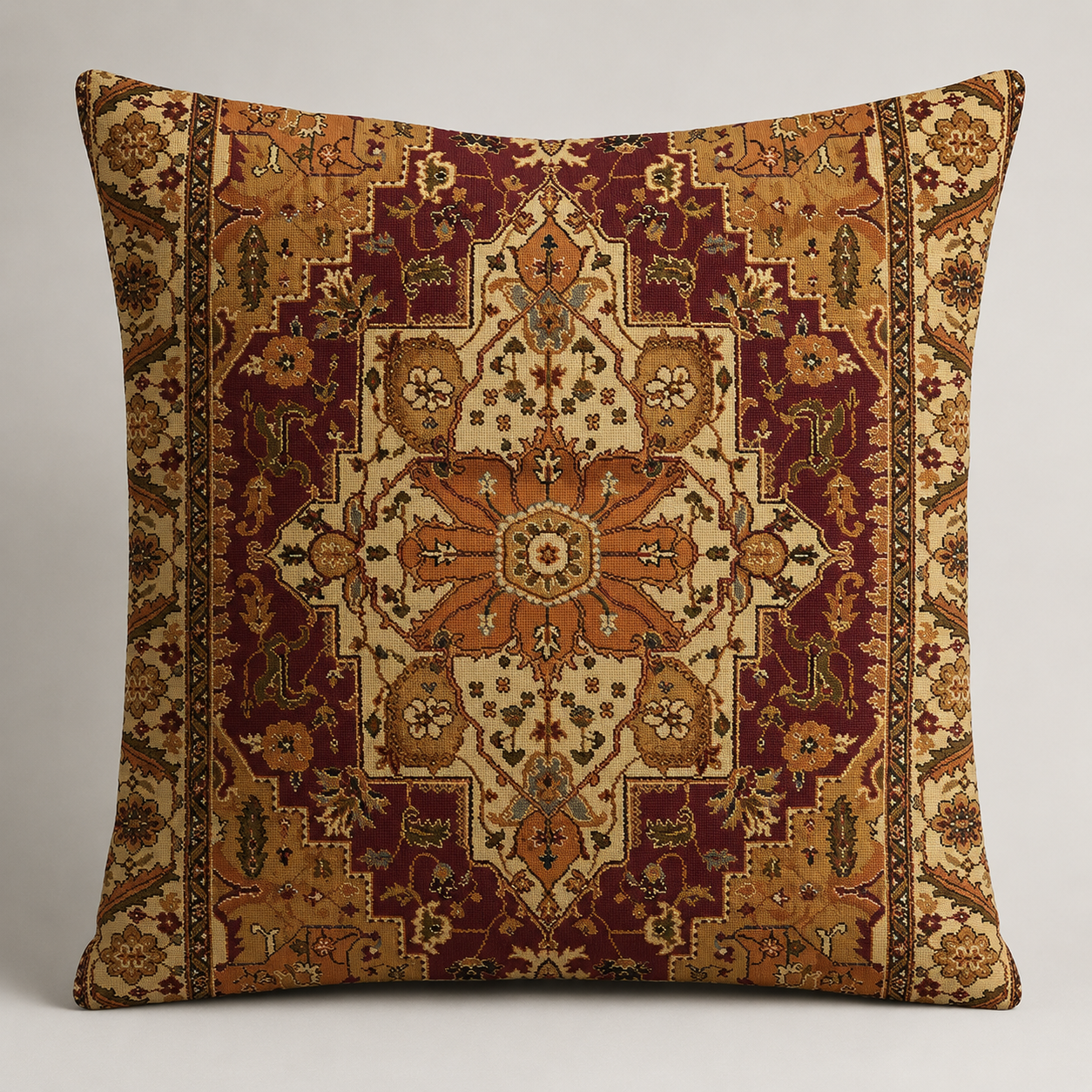 Geometric Cushion Styled