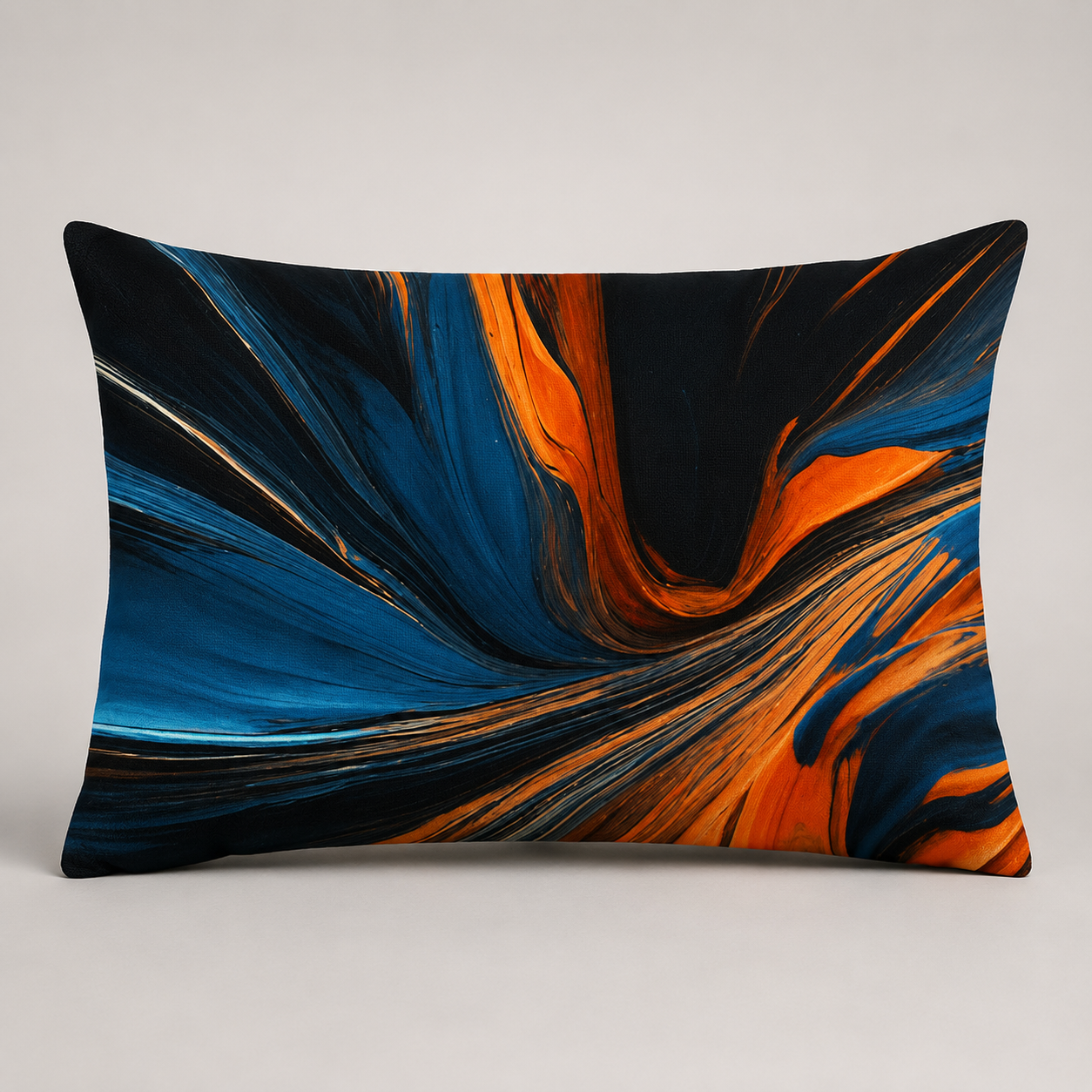 Abstract Marble Lumbar Pillow detail