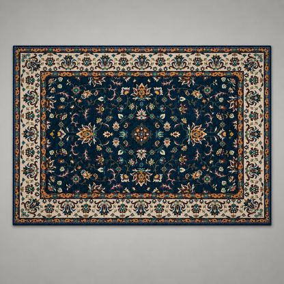 Ethnic Print Carpet Rug