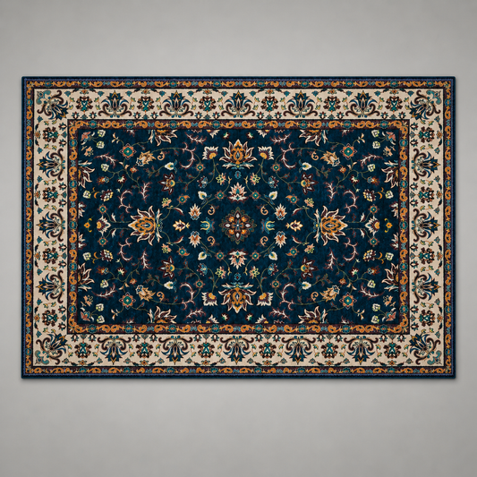 Ethnic Print Carpet Rug
