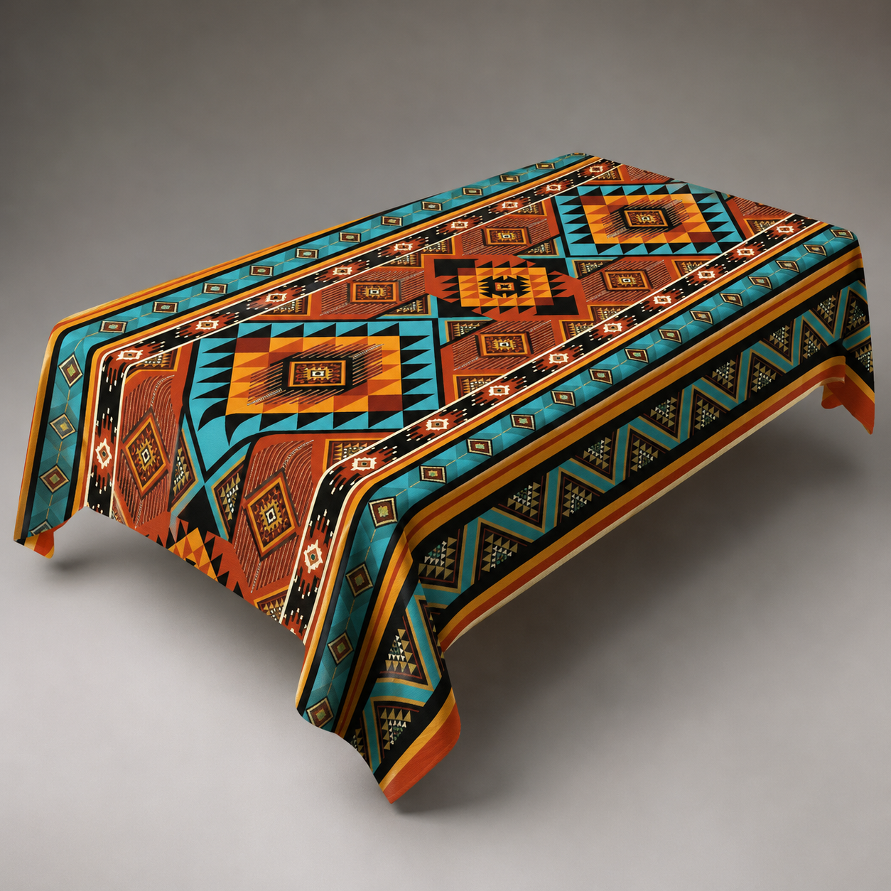 Boho Linen Tablecloth